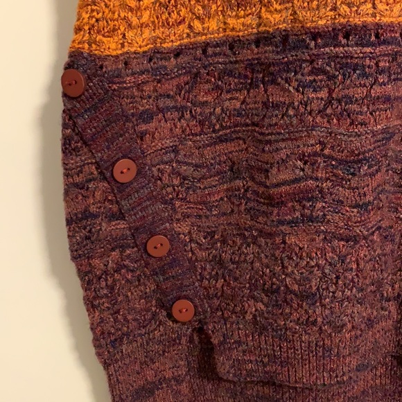 Multi-colors sleeveless sweater dress - Picture 2 of 3